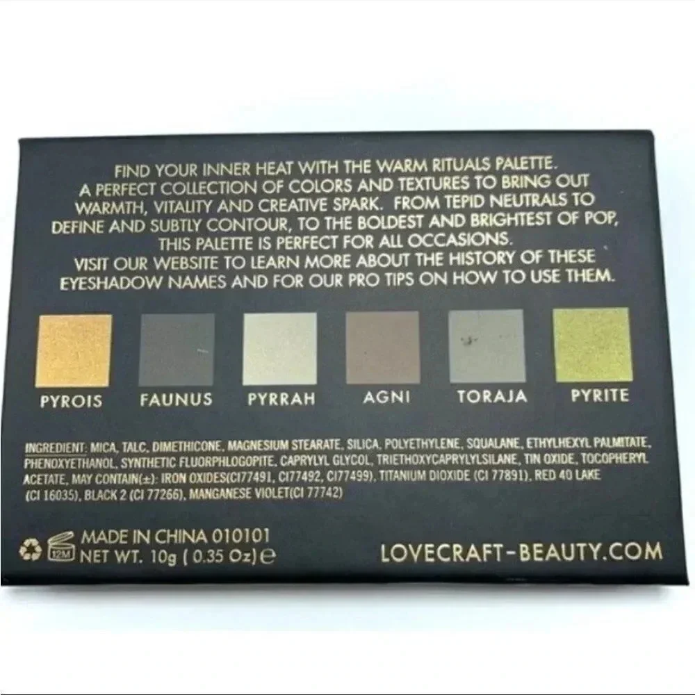 *Final Price* Lovecraft Beauty Eyeshadow Palette NIB Makeup Stunning